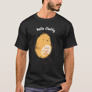 T-shirt Bonjour poulet moelleux poussin