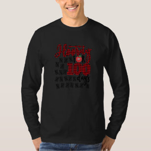 T-shirt Bonjour Pour 100 Jours Heureux 100E Jour De L'Écol