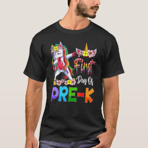 T-shirt Bonjour Pré K Licorne Mignonne Équipe Enseignante