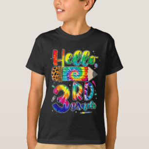 T-shirt Bonjour premier jour 3e année rentrée scolaire ens