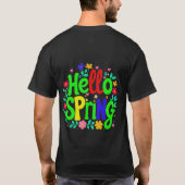 T-shirt Bonjour printemps (Dos)