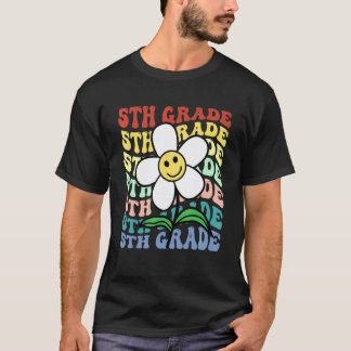 T-shirt Bonjour professeur de cinquième année Retour à l'é