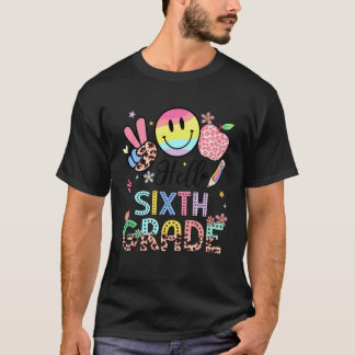 T-shirt Bonjour professeur de garçon fille de 6e rentrée s