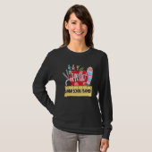 T-shirt Bonjour professeur d'école du dimanche Pomme Prof (Devant entier)