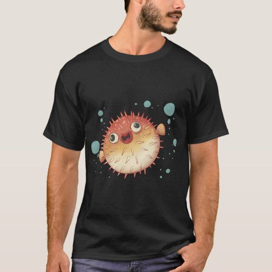 T-shirt Bonjour Puffyfish (Devant)
