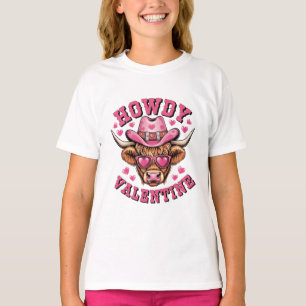 T-shirt Bonjour Saint-Valentin Vache Saint-Valentin Coquet