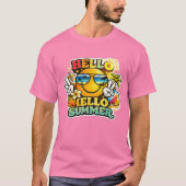 T-shirt Bonjour Soleil d'Été (Devant)