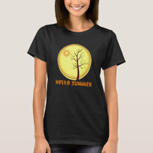 T-shirt Bonjour Summer Beach Day Essentiel
