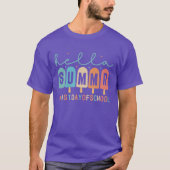 T-shirt Bonjour Summer Dernier Day School (Devant)