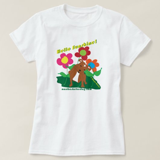 T-shirt Bonjour Sunshine ! (Design devant)