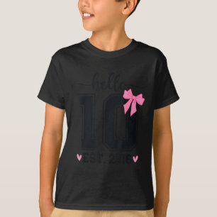 T-shirt Bonjour Ten Est 2016 10e anniversaire Coquette Bow