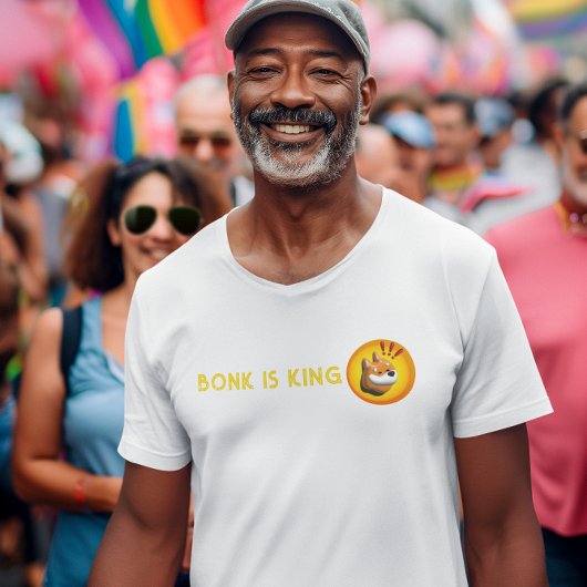 T-shirt BONK crypto cadeau, meme monnaie trader tee papa