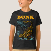 T-shirt Bonk Dinosaur Funny Prehistoric Humor Design (Devant)