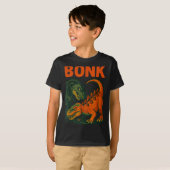 T-shirt Bonk Dinosaur Funny Prehistoric Humor Design  (Devant entier)