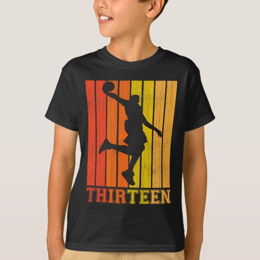 T-shirt Bonne 13ème Anniversaire Décorations Pour Garçons  (Devant)