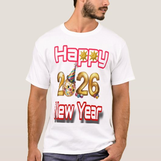 T-shirt Bonne année  (Devant)