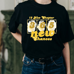 T-shirt Bonne année 12 nouveaux chapitres 365 nouvelles ch