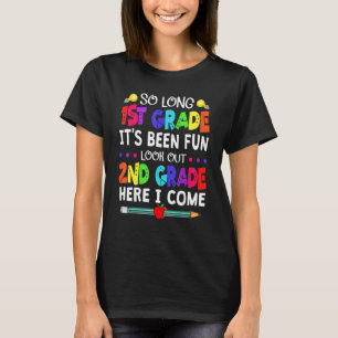 T-shirt Bonne année 1re année Attention 2e année Retour à