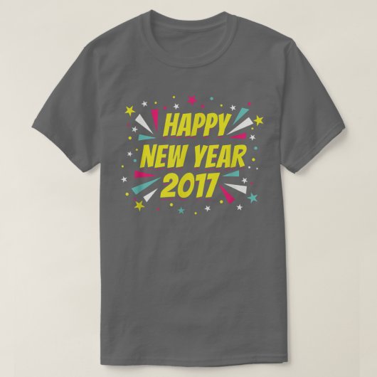 T-shirt Bonne année 2017 (Design devant)