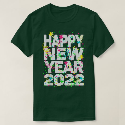 T-shirt Bonne année 2022 Nous aimons enseignant infirmière (Design devant)
