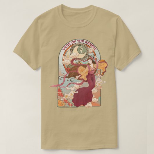 T-shirt Bonne Année 2023 Année Du Rabbit Chinois Nouveau (Design devant)