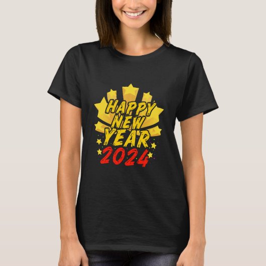 T-shirt Bonne année 2024 (Devant)