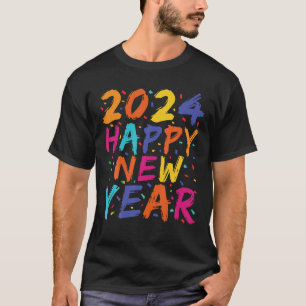 T-shirt Bonne année 2024 Famille Matching Celebration Pa