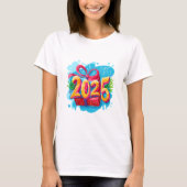 T-shirt Bonne année 2025 (Devant)