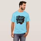 T-shirt Bonne année 2025 (Devant entier)