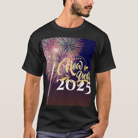 T-shirt "Bonne année 2025" (Devant)