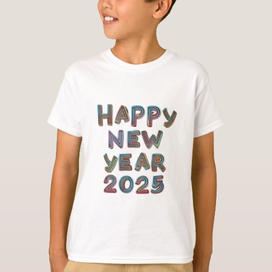 T-shirt Bonne année 2025***** (Devant)