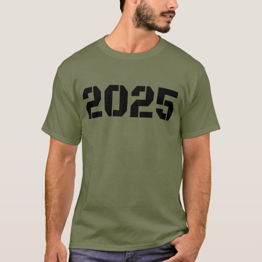 T-shirt Bonne année 2025 (Devant)