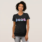 T-shirt Bonne année 2026 (Devant entier)