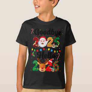 T-shirt Bonne année 2026 Au revoir 2025 Bonjour 2026 Homme