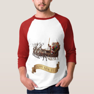 T-shirt Bonne année 2026 – Chemise festive au renne