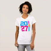 T-shirt Bonne année 2027 (Devant entier)