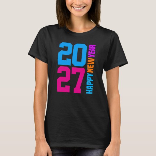 T-shirt Bonne année 2027 (Devant)