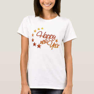 T-shirt Bonne année avec étoile