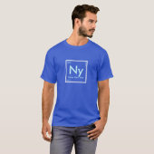 T-shirt Bonne année avec l'année faite sur commande (Devant entier)