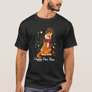 T-shirt Bonne année Bonne année Miaou Chat