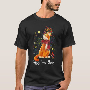 T-shirt Bonne année Bonne année Miaou Chat