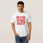 T-shirt Bonne année ! -- Code de QR (Devant entier)
