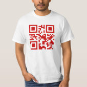 T-shirt Bonne année ! -- Code de QR (Devant)