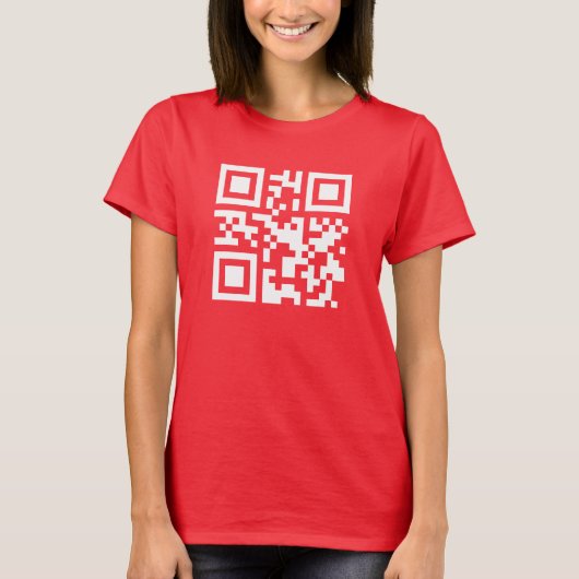 T-shirt Bonne année ! — Code QR (Devant)