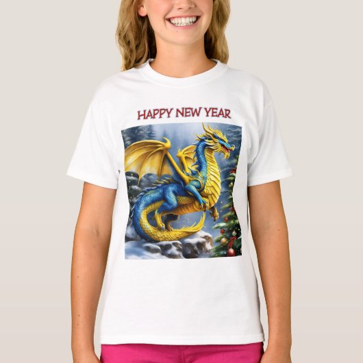 T-shirt Bonne année du dragon (Devant)