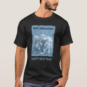 T-shirt Bonne Année Du Tigre D'Eau NYE Parti Chines