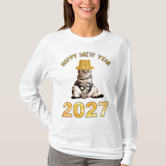T-shirt Bonne année Mew 2027 (Devant)