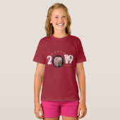 T-shirt Bonne année PIg 2019 Original 3D Girl Tee (Devant entier)