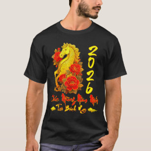 T-shirt Bonne année Têt Binh Ngo année vietnamienne Cheval