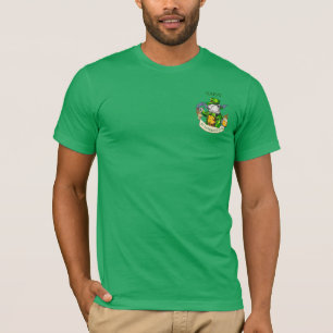 T-shirt Bonne bière de la Saint-Patrick Chat irlandais drô